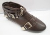DTB43 Newes Design Sexy Yellow Western Boots
