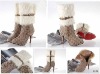2011 Wholesale Fashion Women High Heels Boots Shoes