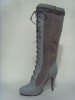 2012 new design high heel ladies boots