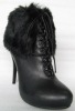 Wholesale sexy fur pu boots