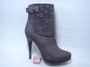 Wholesale fashion sexy hot new nice high heel PU women boots and shoes for wholesale