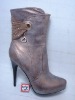 fashion hot latest sexy nice high heel PU women shoes and boots