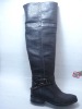 Wholesale low price high quality flat woman boots