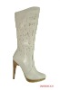 Wholesale white fashion high heel boots for women