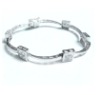 Tennis bracelet, 925 sterling silver jewelry, rhodium plated with cz stones(crystal), fashion