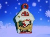 christmas polyresin, ceramic santa decoration
