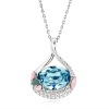 Beautiful wedding necklace with crystal,pendant necklace