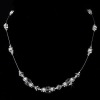 fashion crystal wedding necklace