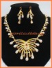 Similar spider wedding bridal jewelry sets with necklace and earring