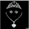 Wholesale TNE028 Brand New Wedding Jewelry Sets,Bridal Jewelry,Necklace,Earring,Tiara Sets,Wholesale