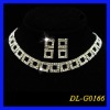 latest style wedding necklace with earrings