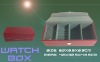 Rectangle Shape Leather Watch/Jewelry Box