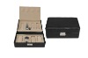 men's fine leather watch box