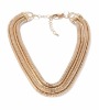 Wholesale 2011 Fashion Jewelry, Multirow Snake-Chain Necklace