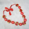 Wholesale Red Acrylic Necklaces