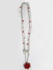 Wholesale 2011 newest charming red coral bow necklace