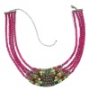 Wholesale Wine Red bohemian necklace for Lady Gift