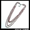 Wholesale 4 strand red beads beaded necklace
