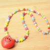 Wholesale Red Sweetheart Resin Jewelry Necklace/Jewelry Accessory