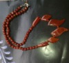 Wholesale New red agate necklace/natural stone jewellery