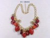 Wholesale 2011 popular red beads necklace