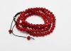 Wholesale red crystal shamballa necklace