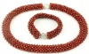 Red Coral Necklace and Bracelet