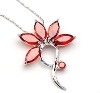 Wholesale fashion jewelry flower necklace