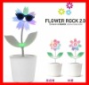 sound-activated music fower rock---- voice box
