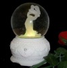 wedding snow globe