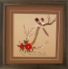 Chinese su birds silk embroidery