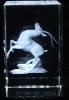 Wholesale crystal cube 3D laser crystal business gift