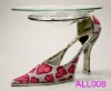 Wholesale New arrival high-heeled shoes alloy fragrance oil burner