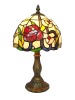 flower stained glass gift lamp