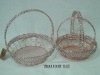 Wholesale basket/wire storage basket/bread basket wire basket with bead decoration at cheap price.