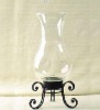 Wholesale glass stand candle holder