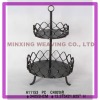 Great deal 2 layers metal decorative storage basket