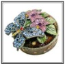 Wholesale Fashionable Pewter alloy decorative trinket box