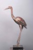 Wholesale Standing Bronze Crane Figurine