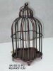 Wholesale metal bird house for table decor.