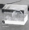Antique Crystal Laser Paperweight