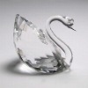 Crystal swan figurine