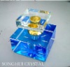 Wholesale Blue Crystal Car Perfume Bottle