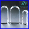High quality engraved crystal blank block