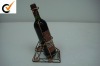Metal wire swing wine rack