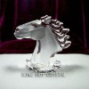 3D Laser Crystal Horse
