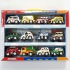 12pcs pull back motored mini car set in window box