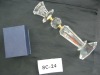 economical crystal candle holder