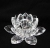 unique crystal candle holder