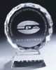 Crystal award trophy Round